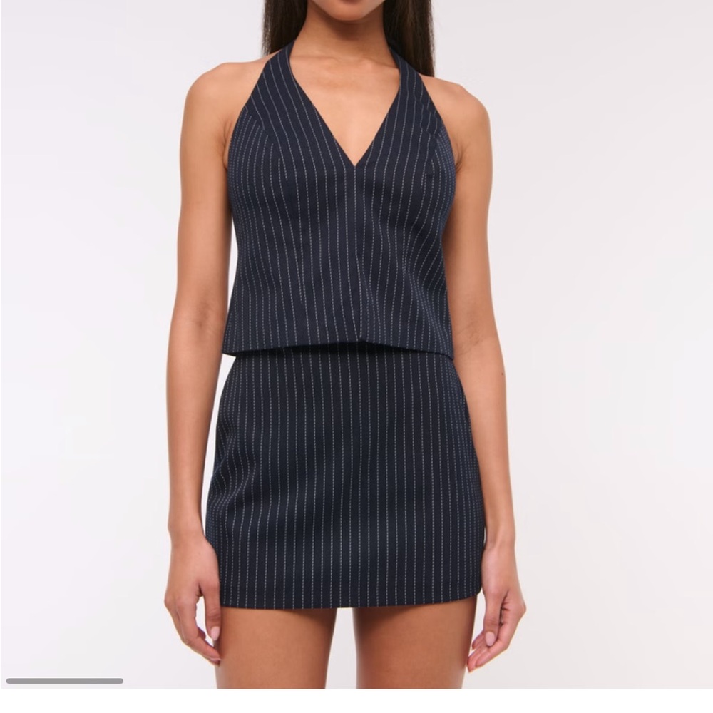 Abercrombie & Fitch Scarlett Mini Skirt Navy